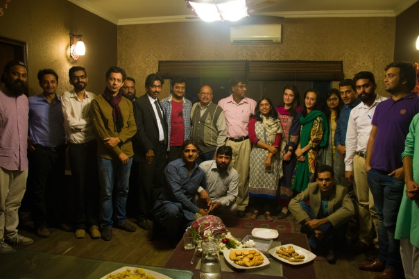 Aaghaz-e-Dosti with khudi pakistan members and peace activists from Pakistan